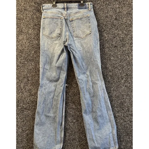 Abercrombie & Fitch Women's the 90s Straight Ultra High Rise Jeans Size 31 12 - Picture 2 of 7
